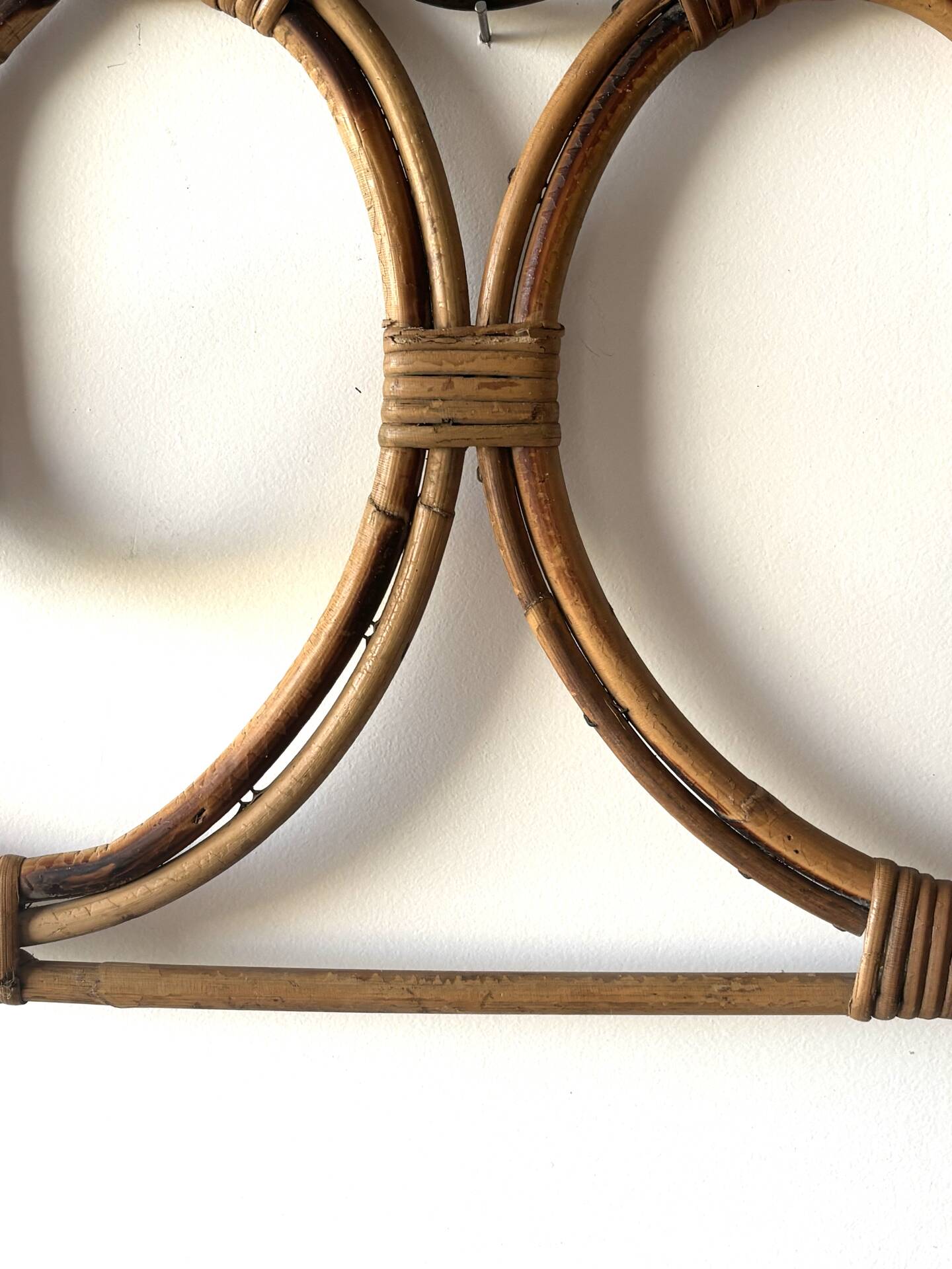 Porte manteaux en rotin Francisco Albini 1960