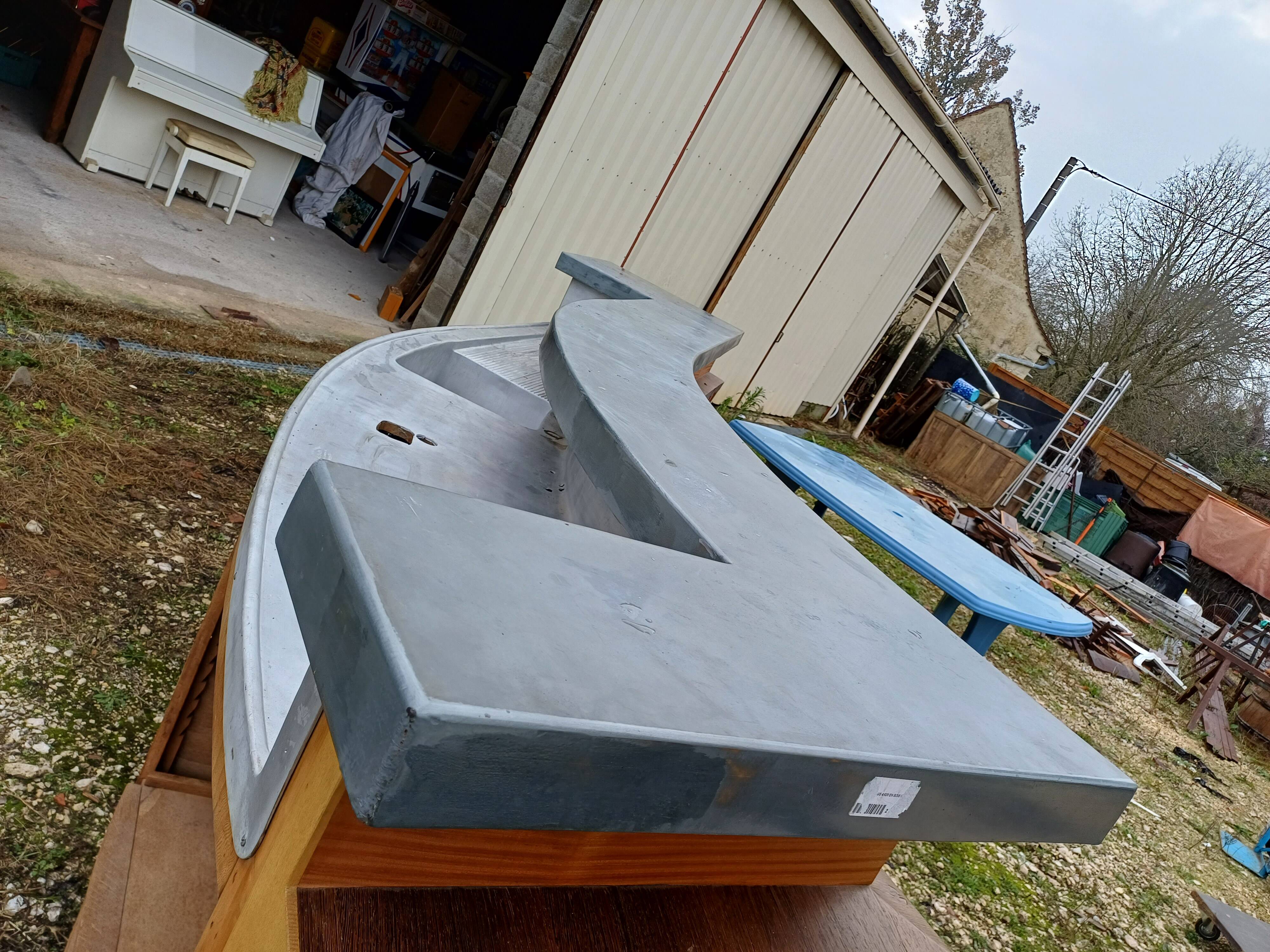 Mr. Bazin's bar counter in Limoges
