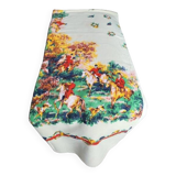 Vintage hunting tablecloth 145x125