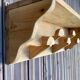 Porte manteau mural en bois