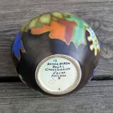 Handled Vase Gouda - Decor "Zonnebloem" (Sunflower) - Netherlands, 1930/50