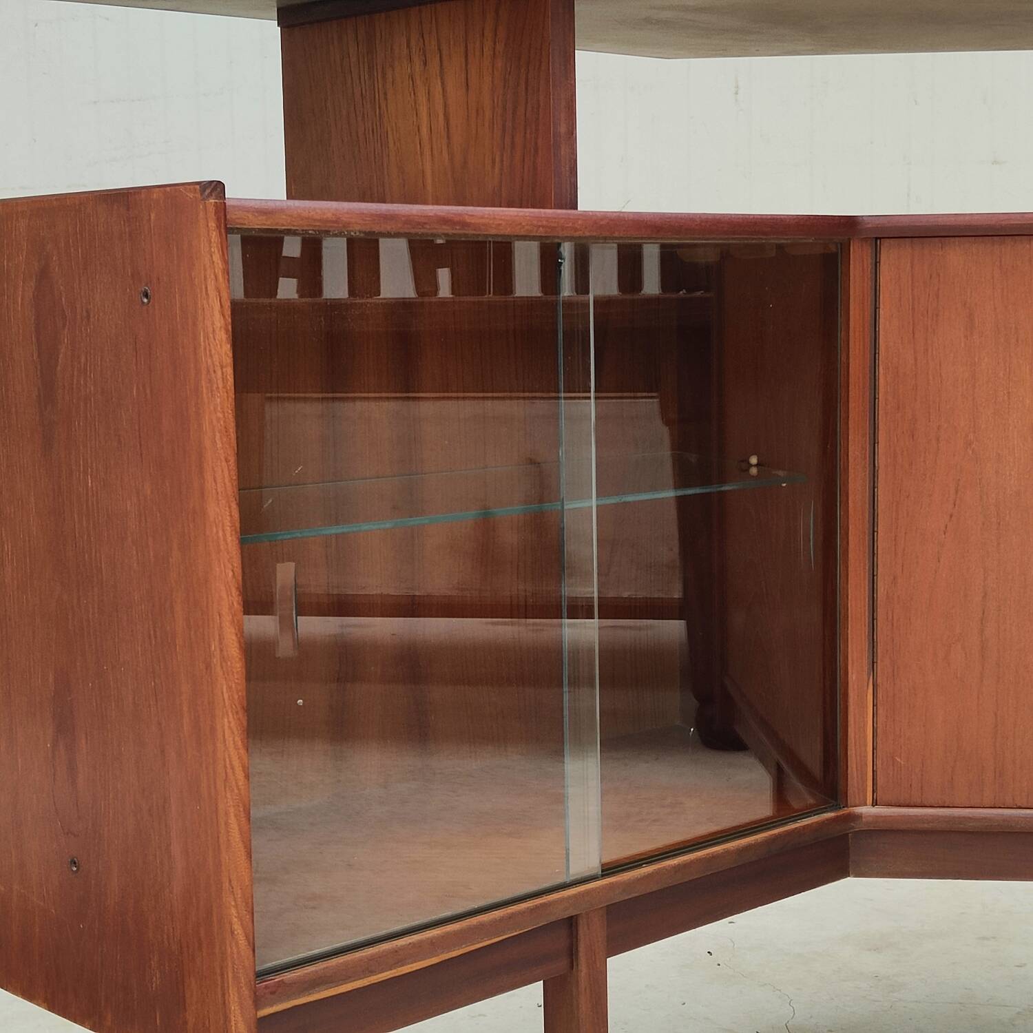 Scandinavian teak bar by Turnidge England 1960s