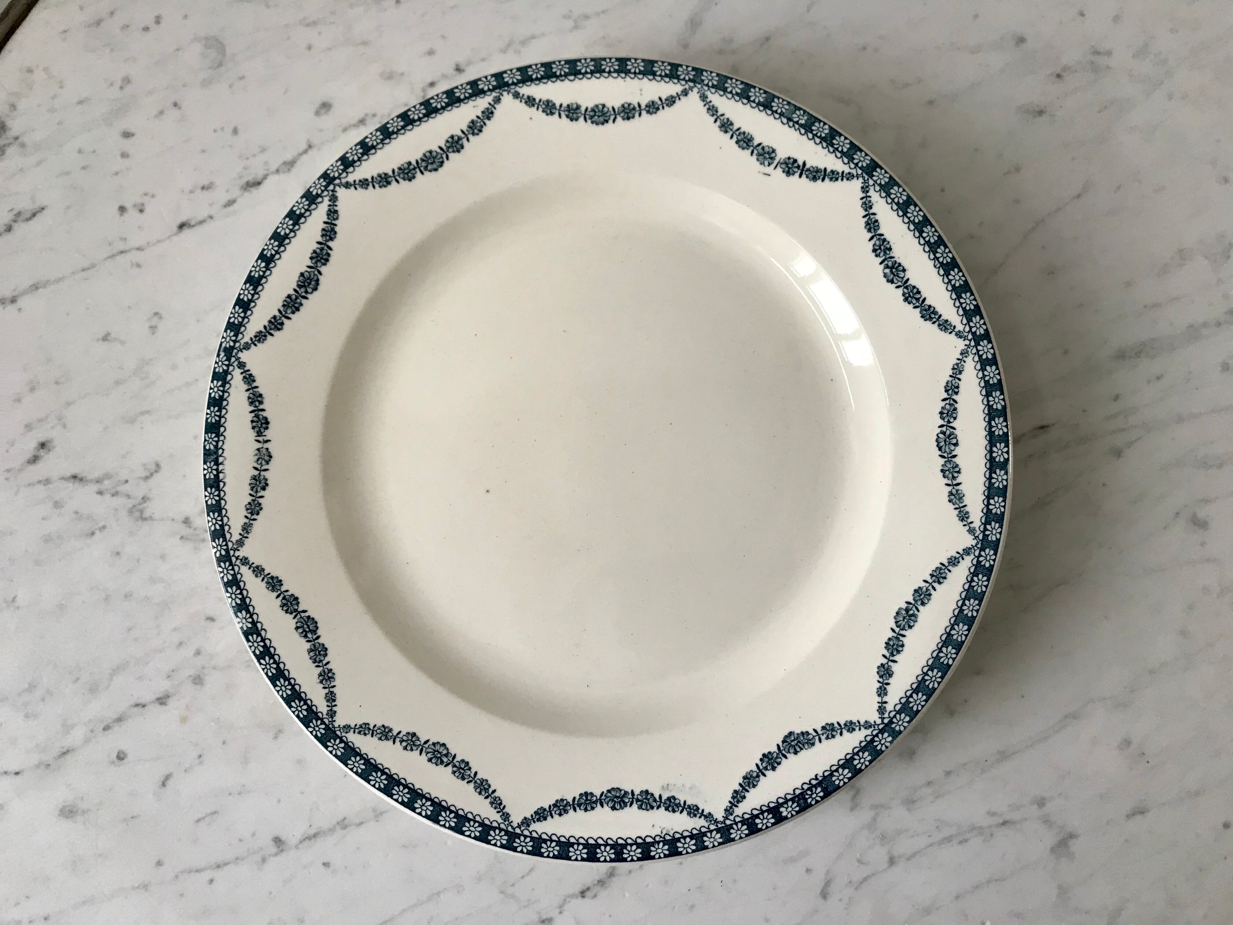 Compotier Terre de Fer Salins model Vincennes mid-nineteenth