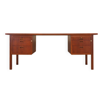 Teak desk, Swedish design, 1970s, manufacture: Åtvidaberg