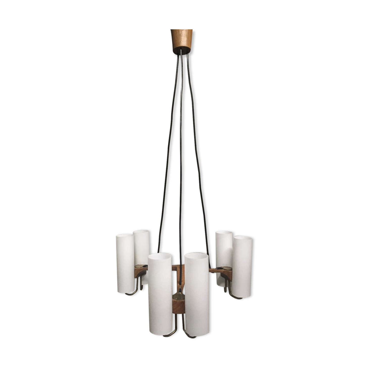 Chandelier by Uno & Östen Kristiansson for Luxus, 1950s