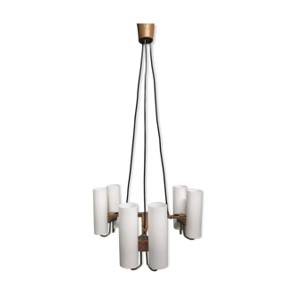 Chandelier by Uno & Östen Kristiansson for Luxus, 1950s