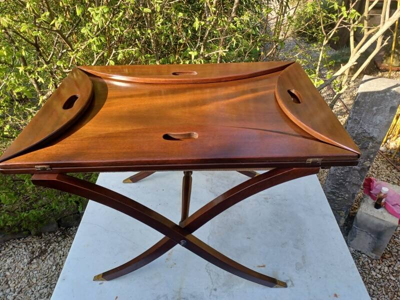 Red mahogany boat table - yacht