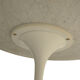 Round table Tulip in Calacatta marble by Eero Saarinen, Knoll