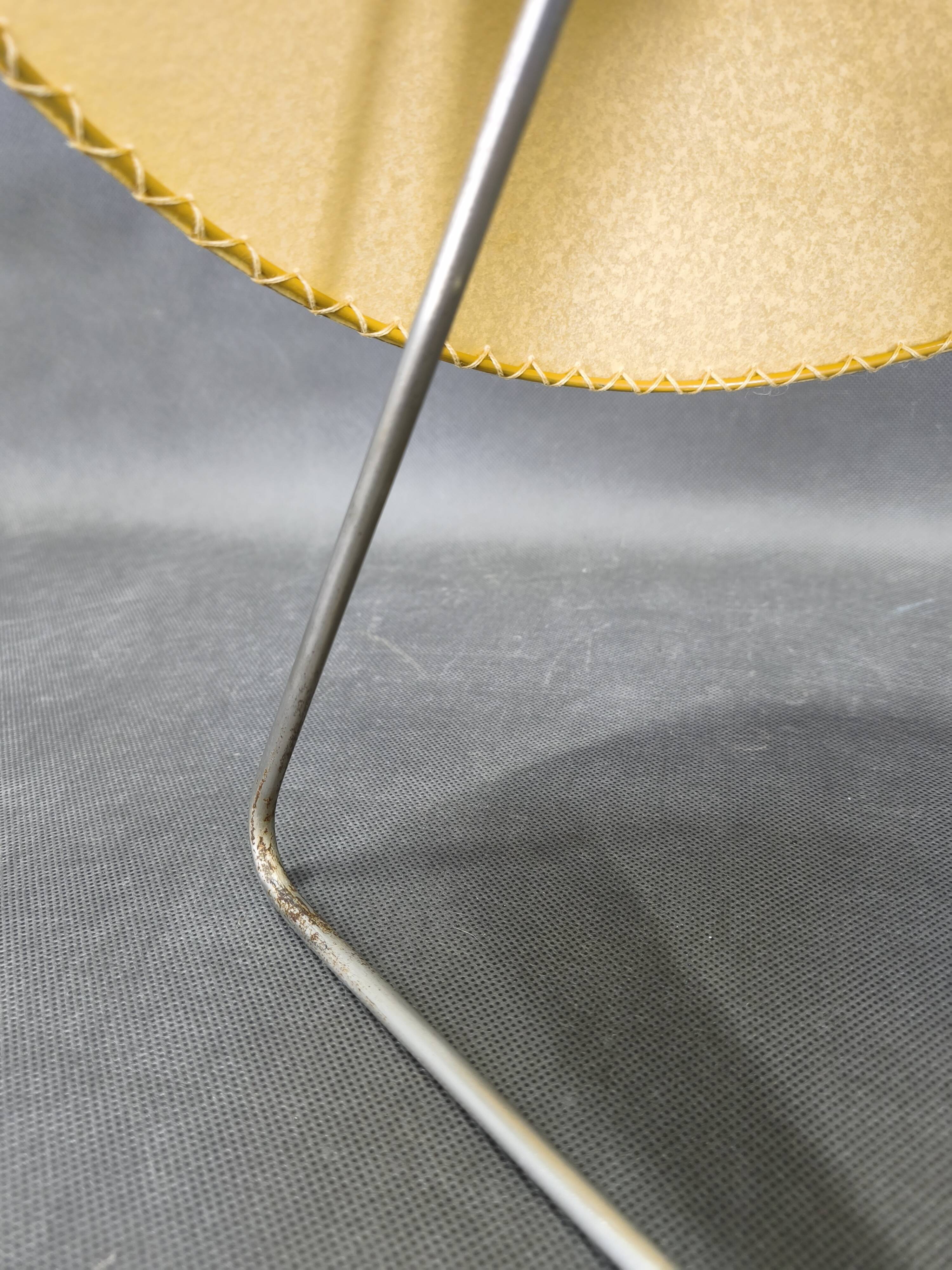 Helena Frantova Table Lamp 1960s Chrome Paper Shade
