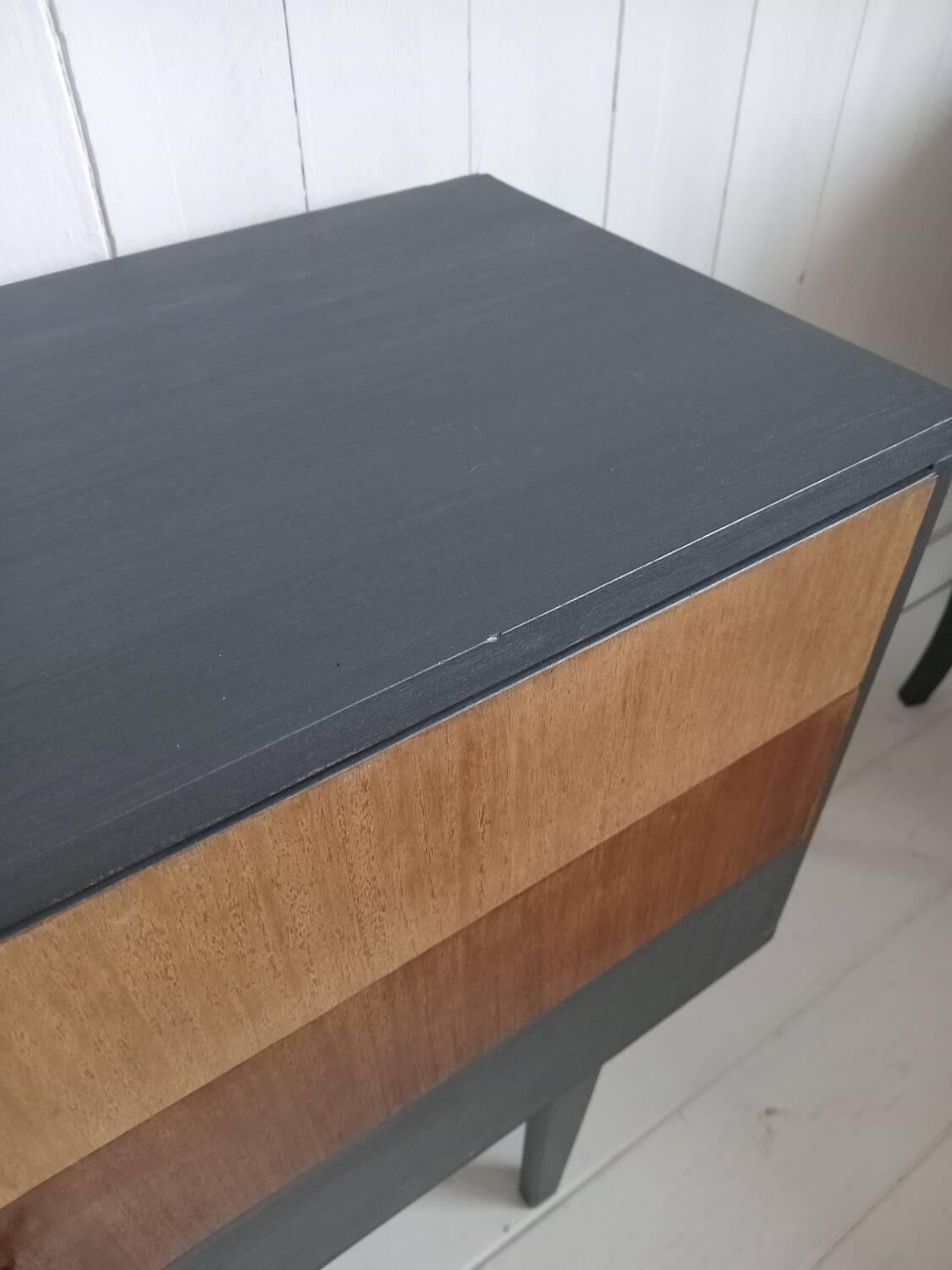 Chest of drawers, console in cherry