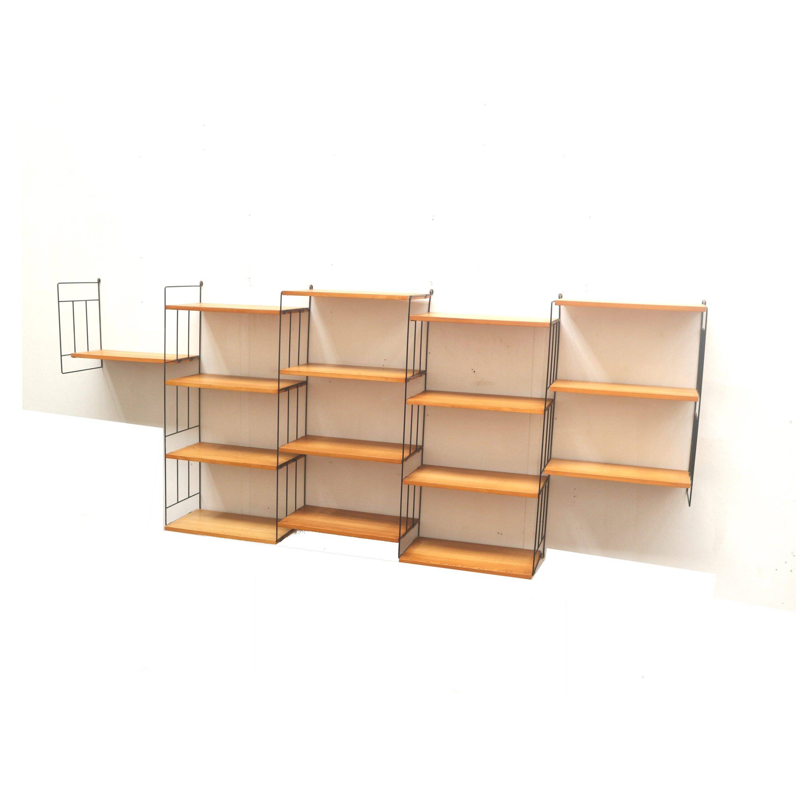 Grande étagère murale vintage de WHB Allemagne, fabriquée dans les années 1970