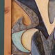 Belgian ceramic wall panel — late 1970s