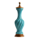 Twisted ceramic lamp