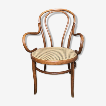 Fischel curved wooden chair