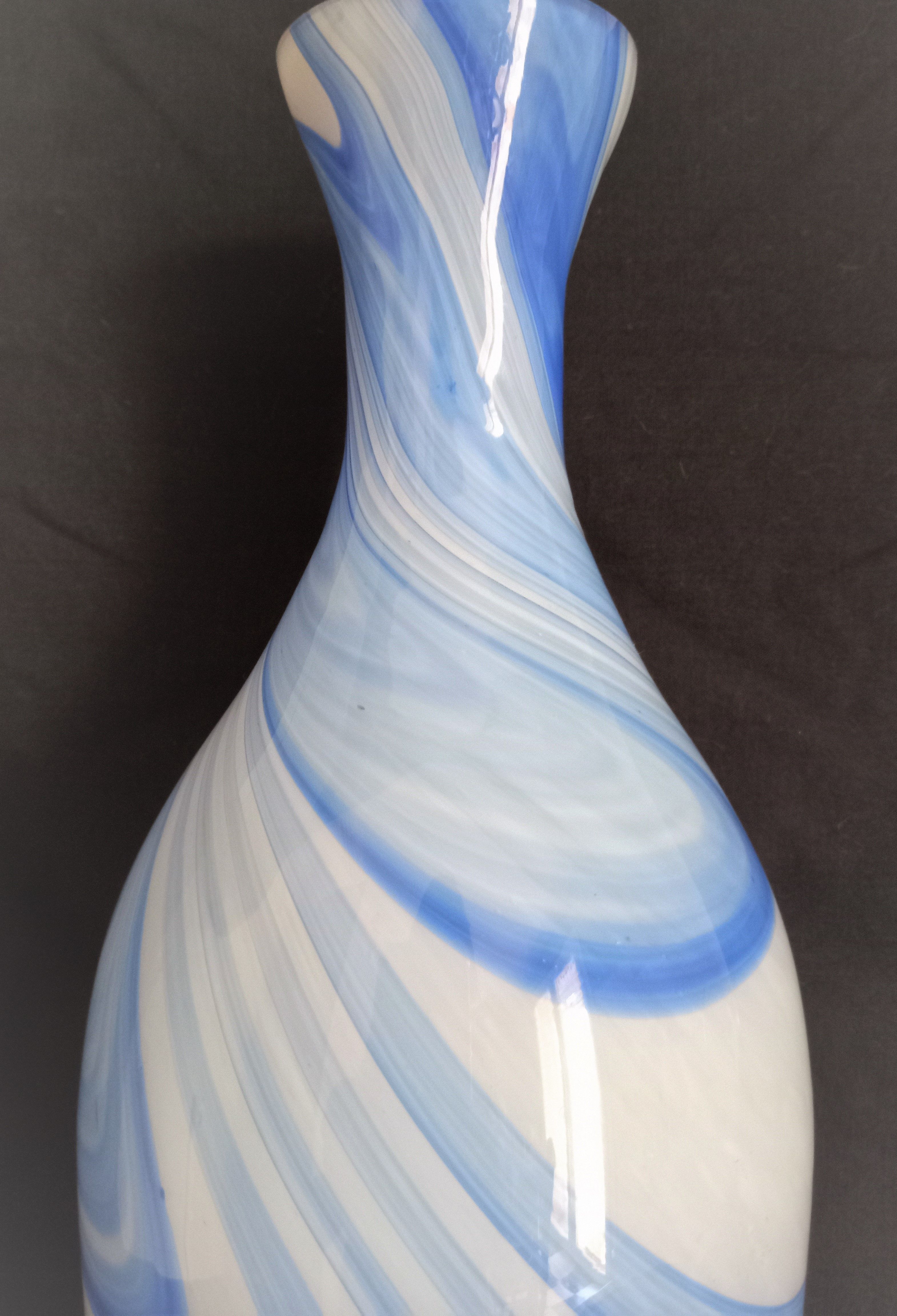 Large Murano glass soliflore vase, H - 38 cm.