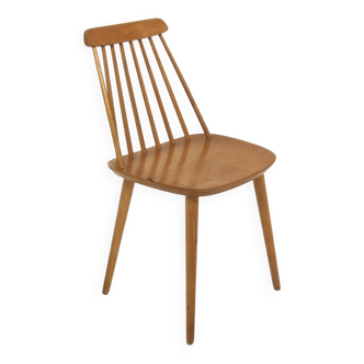 Scandinavian beech chair "Pinnstol", Sweden, 1960