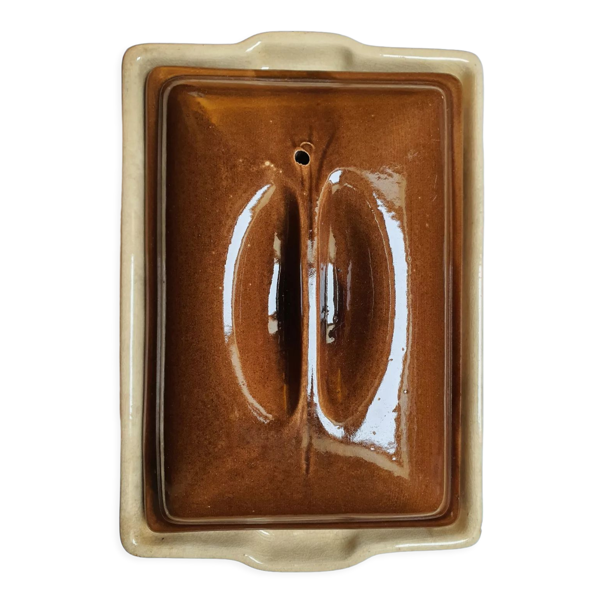 Glazed terracotta terrine