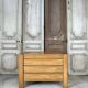 Regain style chest of drawers in elm from around 1980-90.