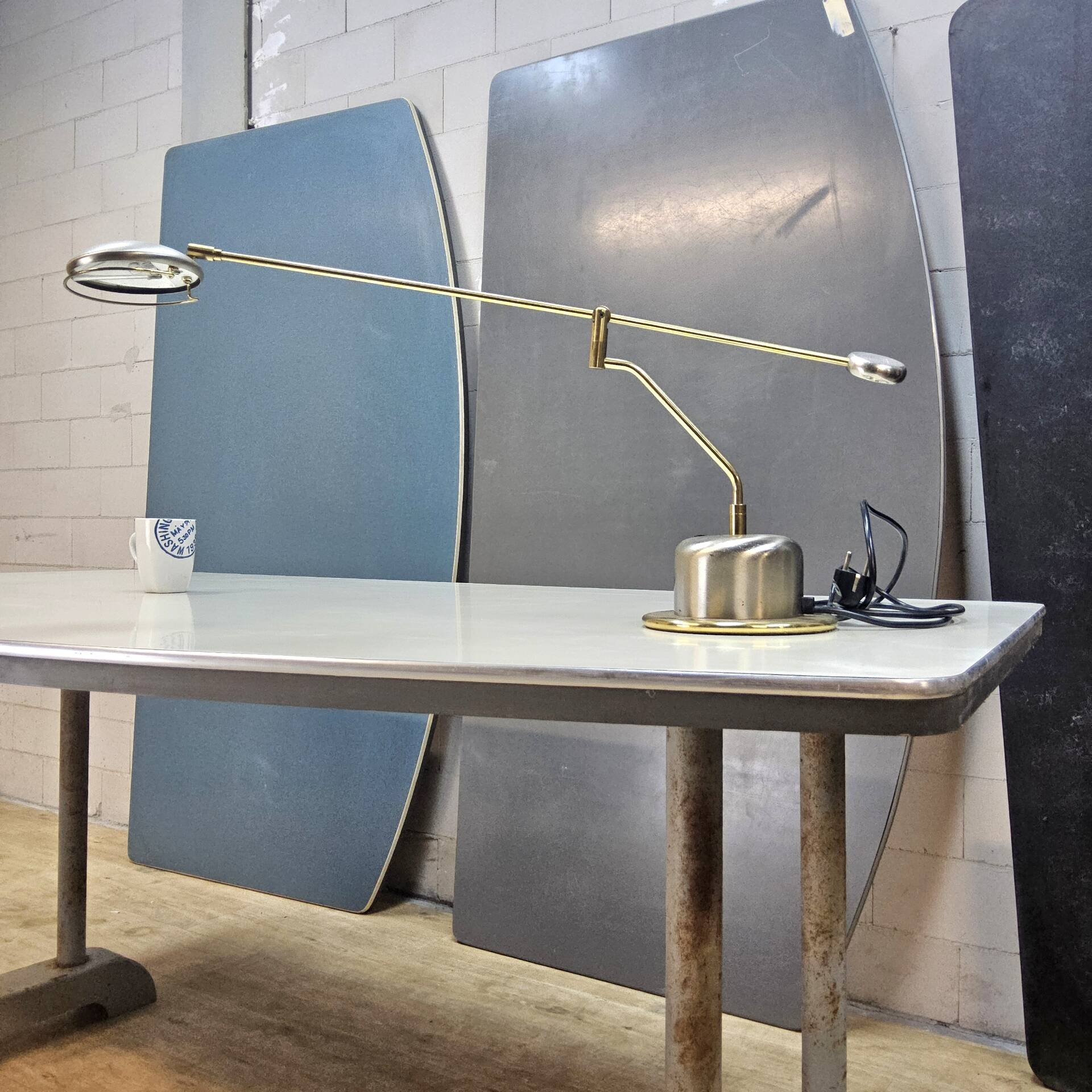 Vintage (50s) industrial tables / tabletops (Gispen style)