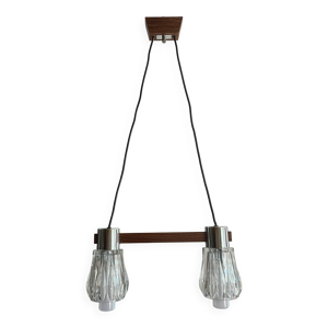 Suspension art déco - teck