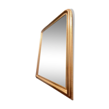 Gilded mirror with moldings