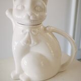 Teapot cat porcelain