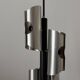 Metal ceiling light with 4 heads, 1960s, Germany