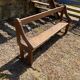 Ancien banc d'église