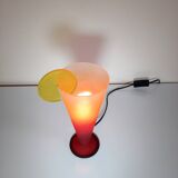 80s cocktail cup lamp