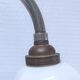 Lampe art déco laiton argenté et opaline