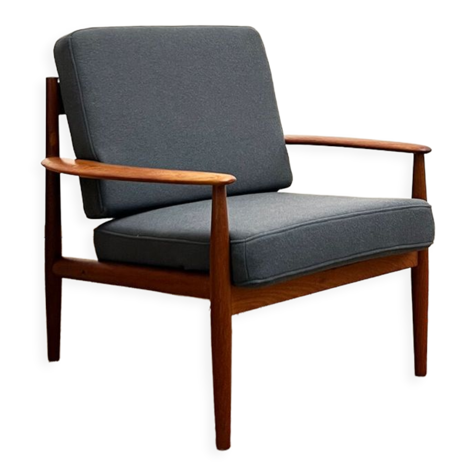 Teak armchair or easy chair by Grete Jalk for France & Son, Danish Design, 1950er