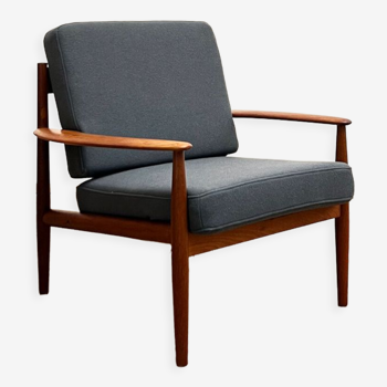 Teak armchair or easy chair by Grete Jalk for France & Son, Danish Design, 1950er