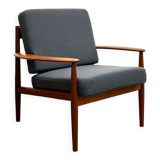 Teak armchair or easy chair by Grete Jalk for France & Son, Danish Design, 1950er