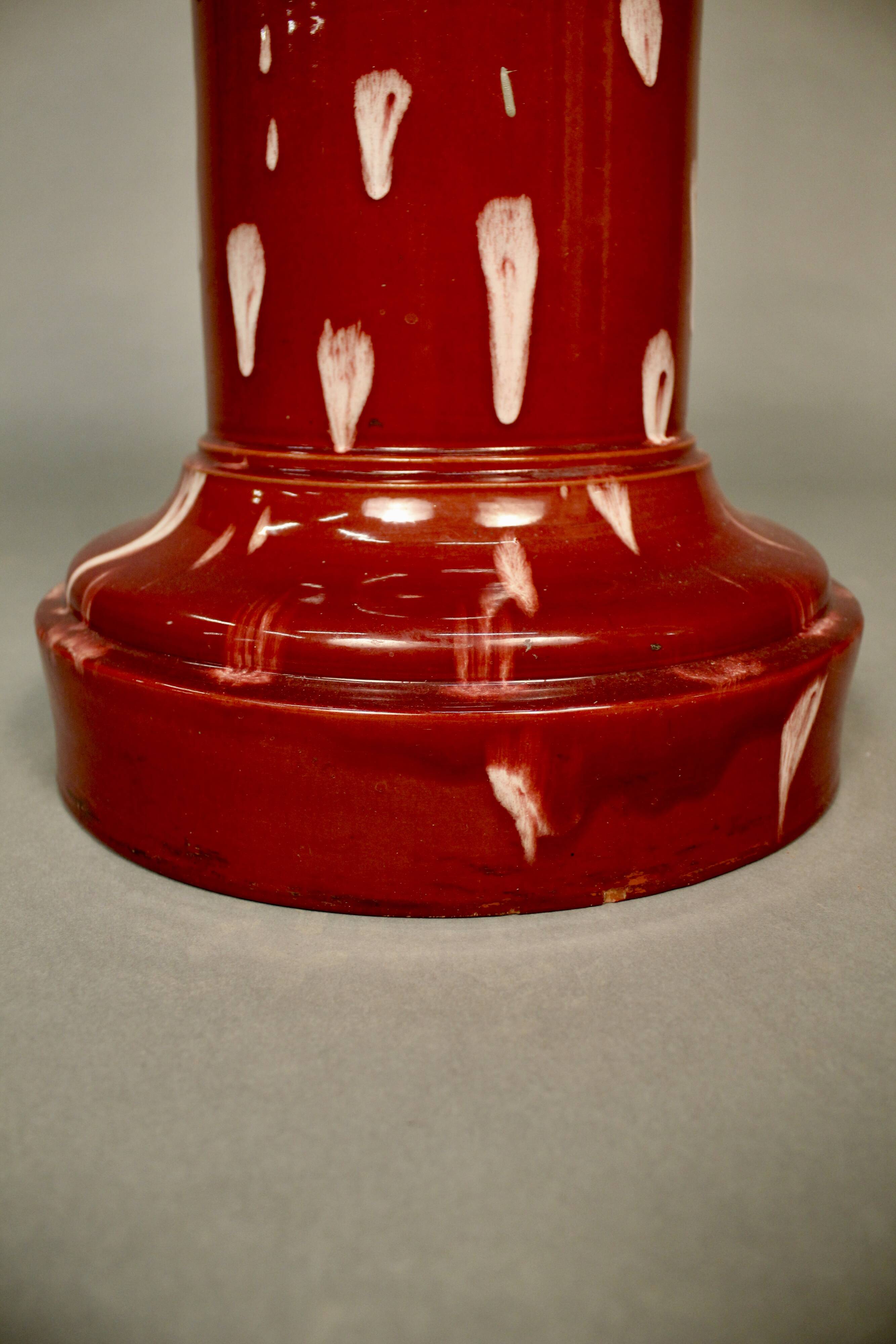 Pot cover on column Vallauris