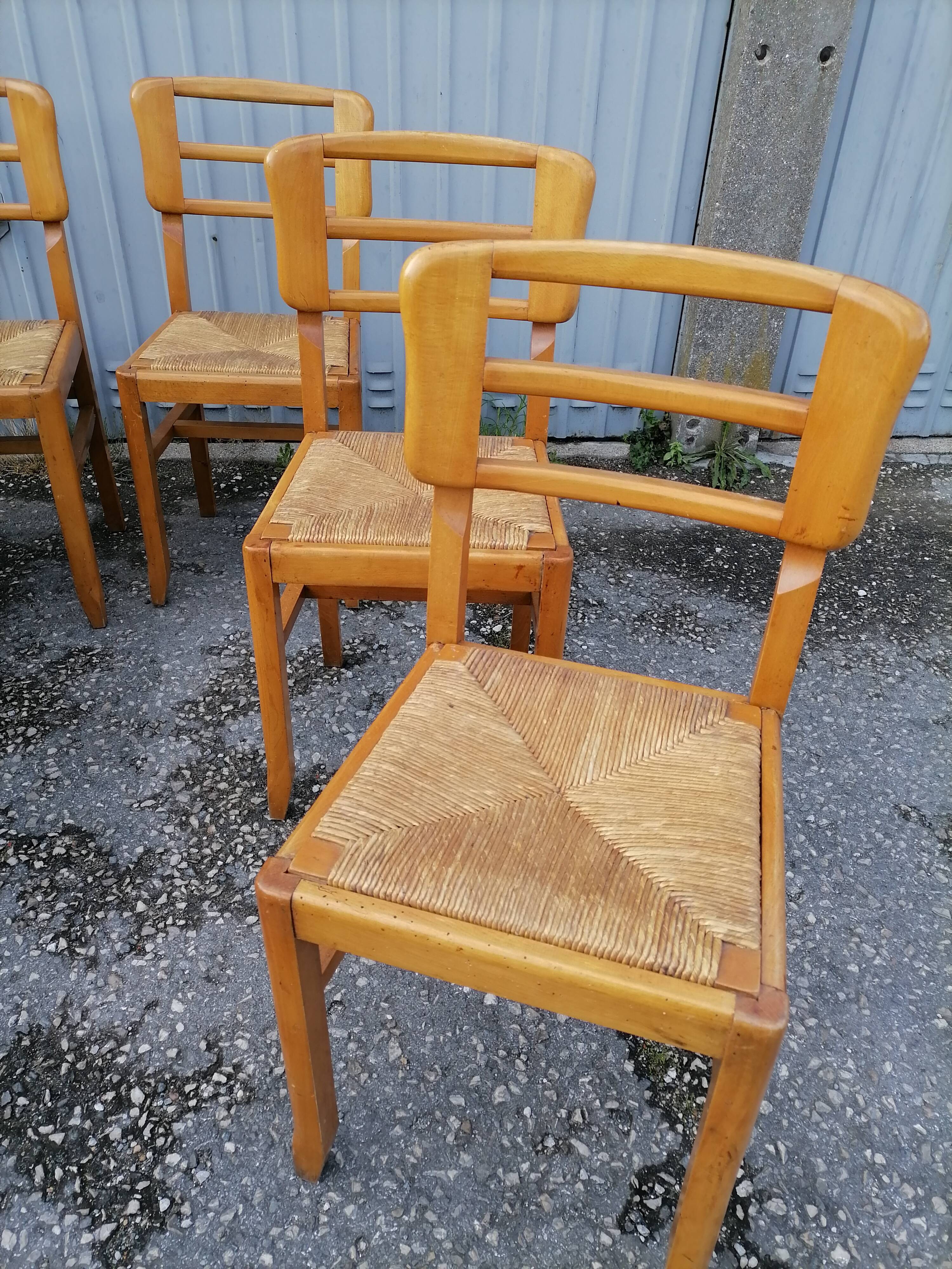 6 vintage chairs 1950