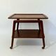 Scandinavian teak trolley on wheels, Arne Hovmand for Mogens Kold