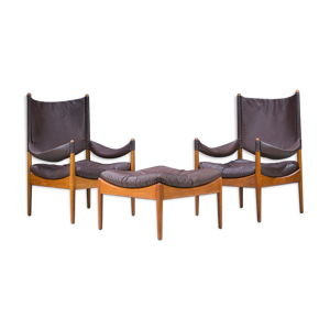 Fauteuils et repose-pied danois