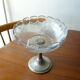 On foot vintage fruit bowl