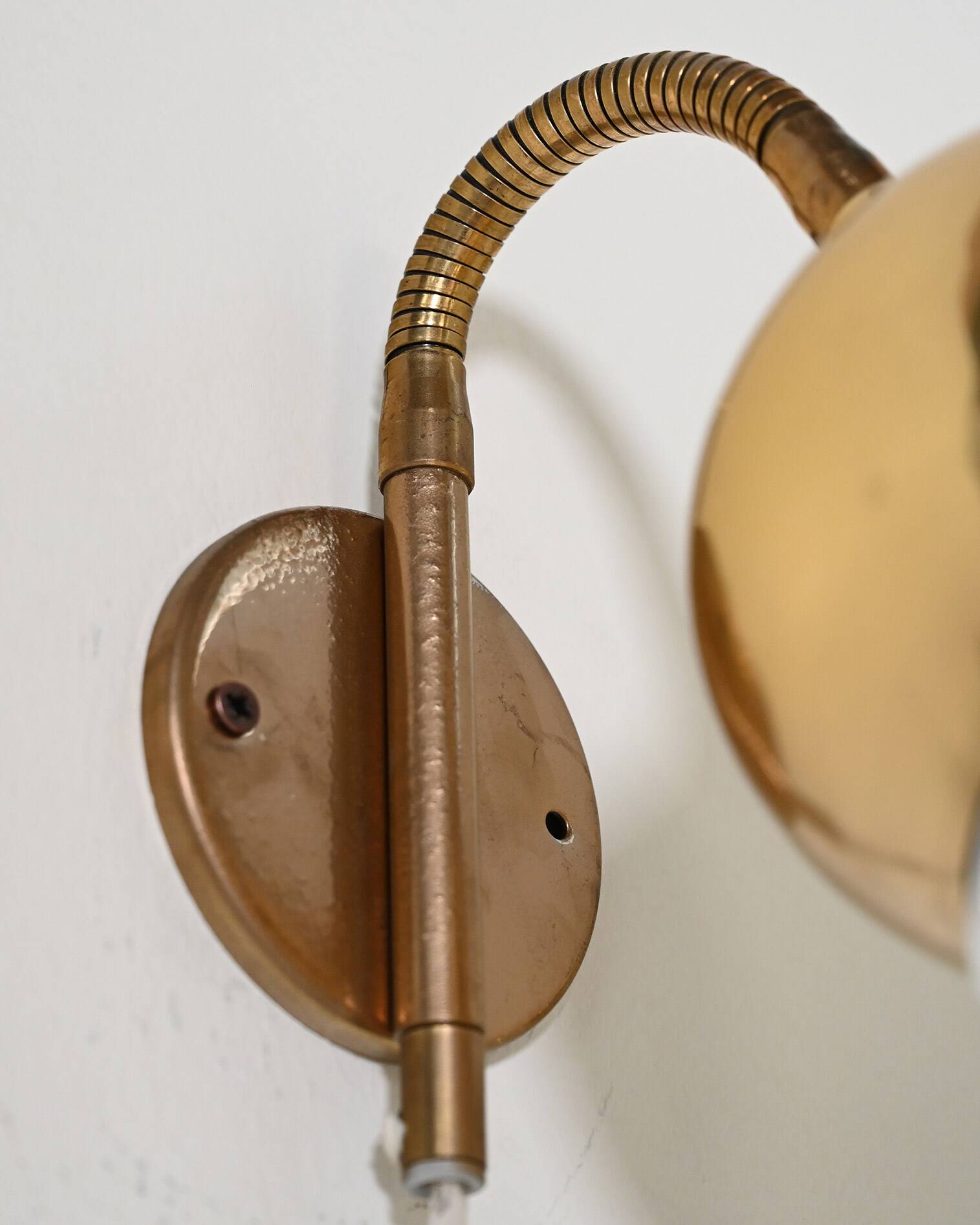 Pair of wall lamps by Möllers Armatur Eskilstuna, '50s