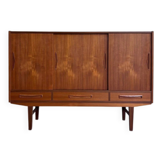 Vintage Danish highboard teak