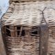 Wood and wicker basket, antique, size xxxl.