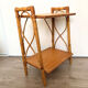 Vintage rattan bedside table