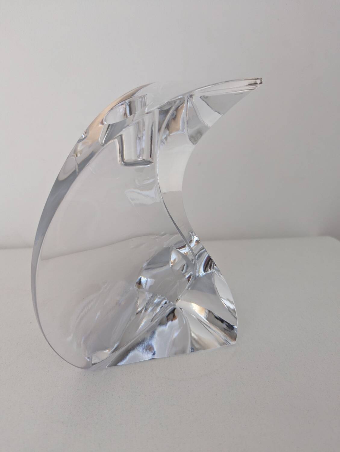 Crystal candle holder