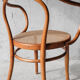 Model armchair 712, curved wood seated j.J.Kohn