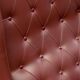 Italian reclining chaise longue from the 1950s in oxblood Naugahyde.