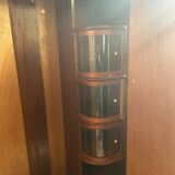 Small English wardrobe from the Art Deco period in walnut veneer - The elegance of rarity