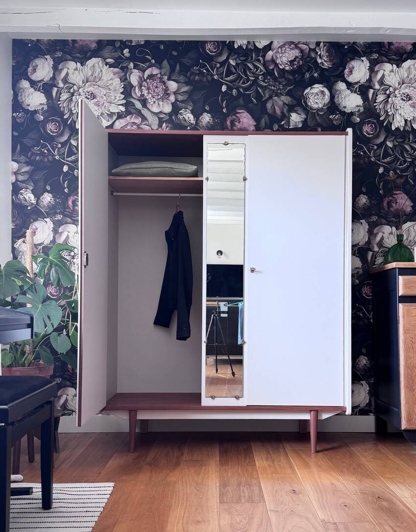 Restored vintage wardrobe