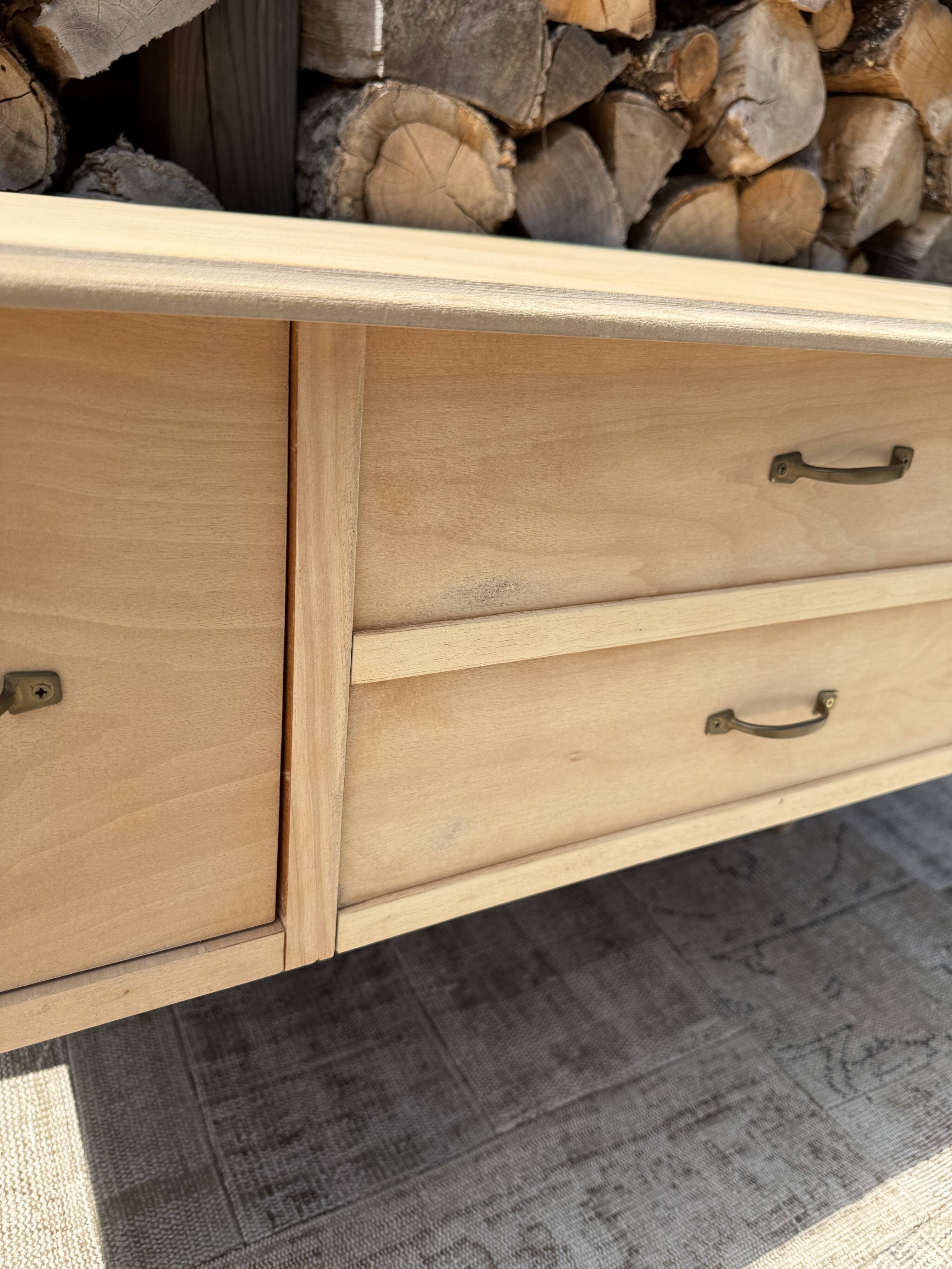 Small renovated antique buffet