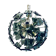 Italian sputnik murano glass smoked glass and metal, 1960s