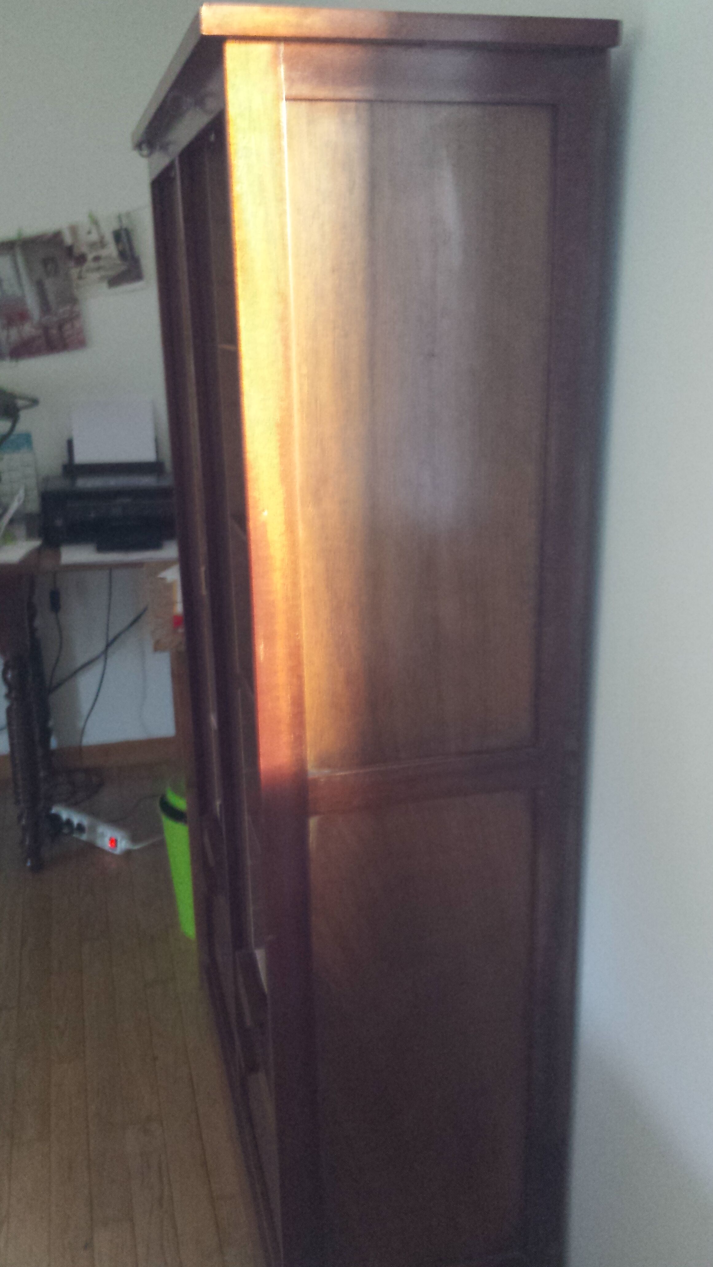 Double antique curtain binder